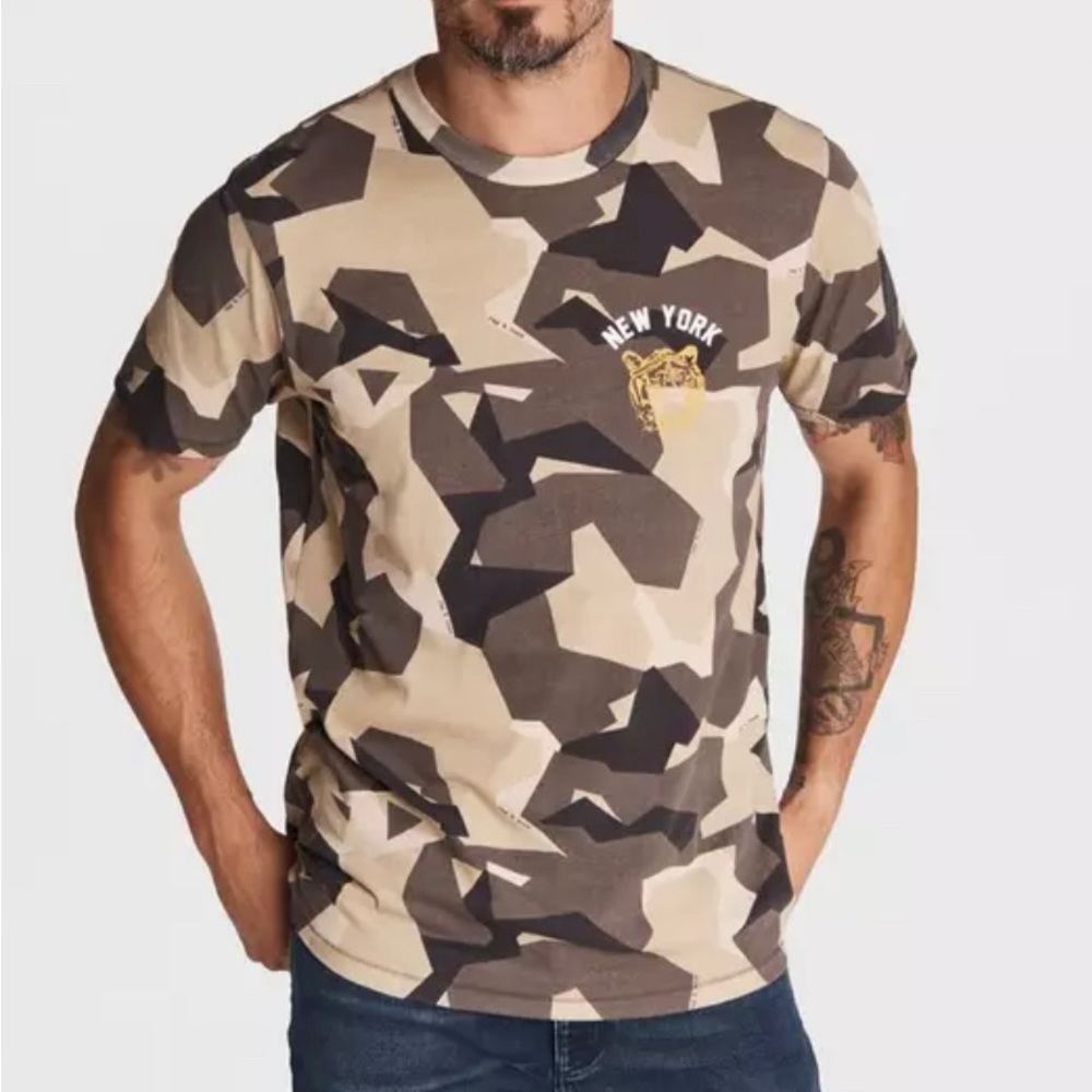 Rag & Bone Tiger Camo T-Shirt 2022 Authentic NYC Men Size M